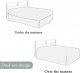 Full Size Bed Skirt White Bed Skirt 18 Inch Drop Dust Ruffle Split Corners Bed Sheets Cover Excellent Quality Lace Bedskirt