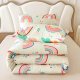Lightweight Soft 3 Piece Rainbow Comforter Set with 2 Pillow Covers, Cartoon Love Hearts Flowers and Grass Bedding Set for Girls Boys Kids, Full Multi-Color