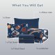 Wink Deer Twin Comforter Set for Boys-5 Pieces Sports Ball Games Glow in the Dark Twin Bedding Sets for Kids, Ultra Soft Bed in A Bag with Sheets