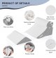 4PCS Orthopedic Bed Wedge Pillow Set for Sleeping, Post Surgery Foam Pillow for Body, Back and Leg Pain Relief, Triangle Adjustable Support Pillow - Acid Reflux, Anti Snoring & GERD Sleeping