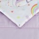 Basics 5-Piece Soft, Easy-Wash Microfiber Kid's Bed-in-a-Bag Bedding Set with Sheet and Comforter, Twin, Unicorn Print