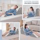 4PCS Orthopedic Bed Wedge Pillow Set for Sleeping, Post Surgery Foam Pillow for Body, Back and Leg Pain Relief, Triangle Adjustable Support Pillow - Acid Reflux, Anti Snoring & GERD Sleeping